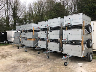 Lockable trailers from Ansemms