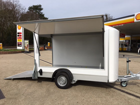 Debon box trailer with sales flap - UK Debon trailer dealer