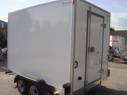 New Ice Box fridge freezer trailers from Blendworth Trailer Centre, Portsmouth, fridge trailer hire