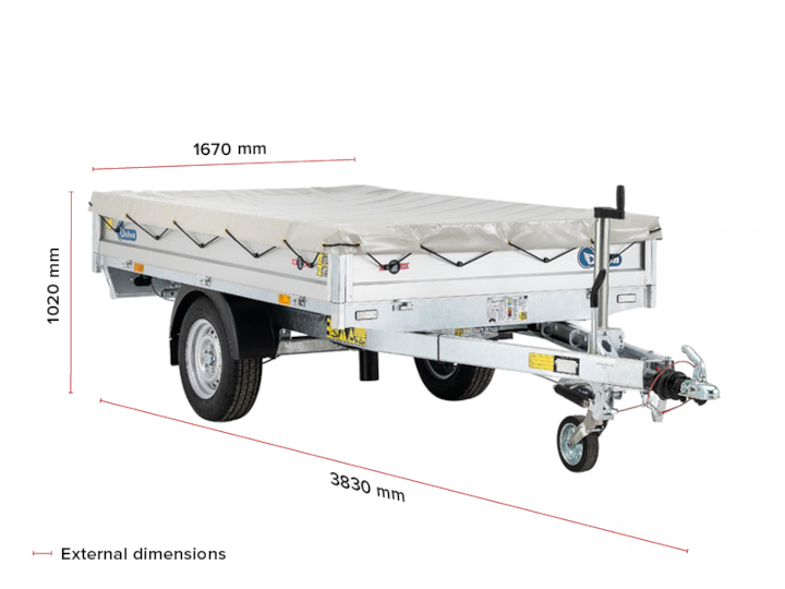 Debon PW1.2 rear tipper size