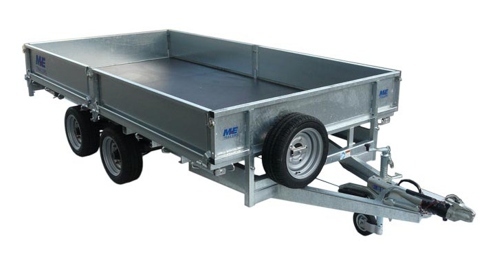 M+E MEF27126 flatbed trailers for sale
