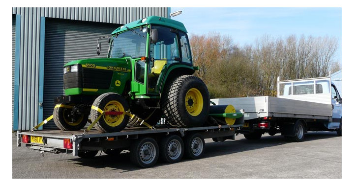 M+E MEF35146T tri-axle flatbed trailers for sale